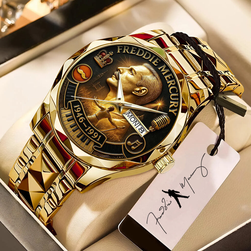 Freddie Mercury Alloy Luxury Quartz Watch - TANTN19409