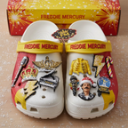 Freddie Mercury Crocs with Charms