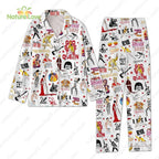 Freddie Mercury Pajamas Set British Singer Queen Band PJs for Freddie’s Fans