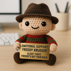 Freddy Krueger Crochet Emotional Support Doll