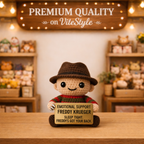 Freddy Krueger Crochet Emotional Support Doll