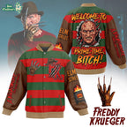 Freddy Krueger Quilted Varsity Jacket