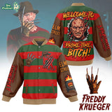 Freddy Krueger Quilted Varsity Jacket