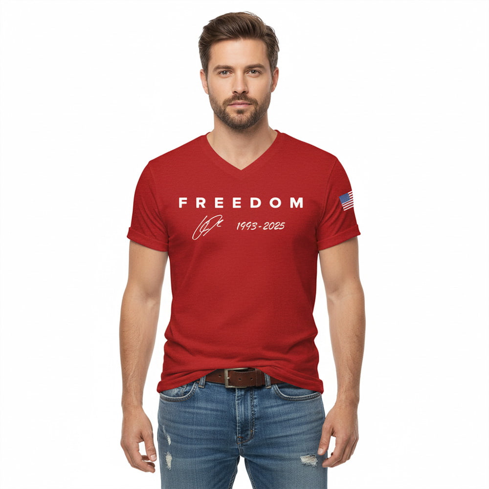 Freedom Charlie Kirk Red Shirt