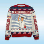 Freedom Charlie Kirk Ugly Christmas Sweater