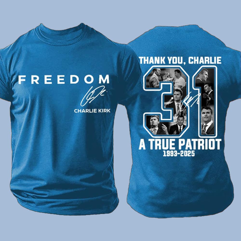 Freedom Thank You Charlie A True Patriot Red Shirt