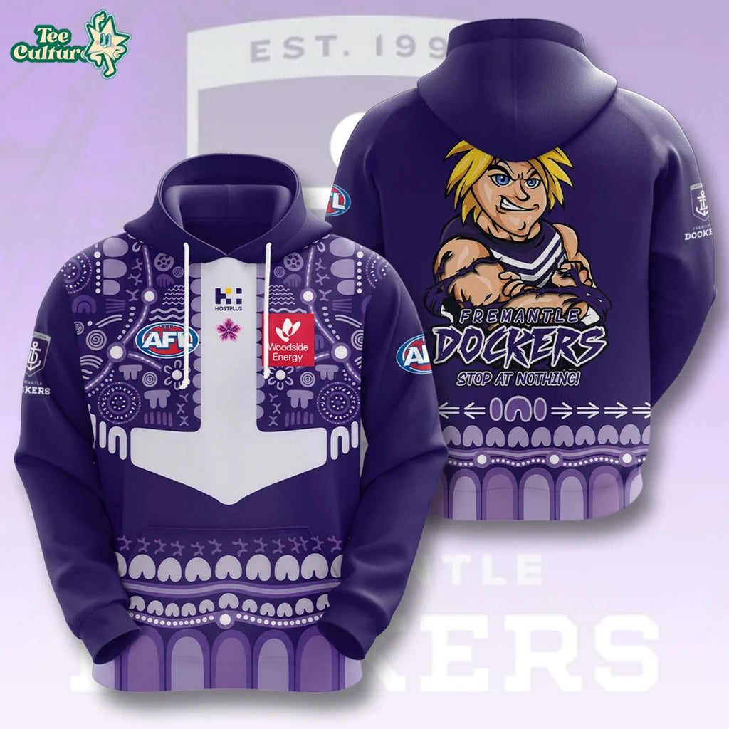 Fremantle Fc 3D Hoodie