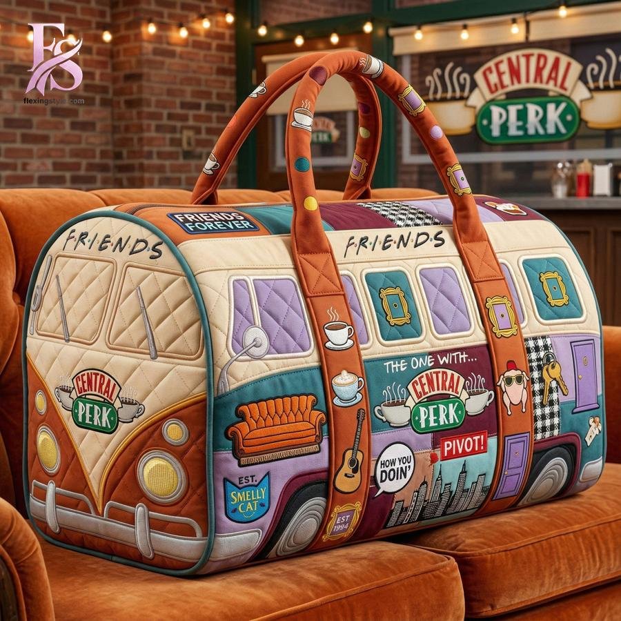 Friends TV Series Quilted Duffle Bag
