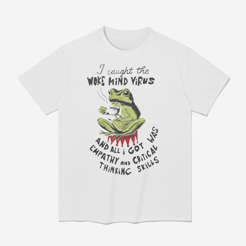 Frog I Caught The Woke Mind Virus Shirt