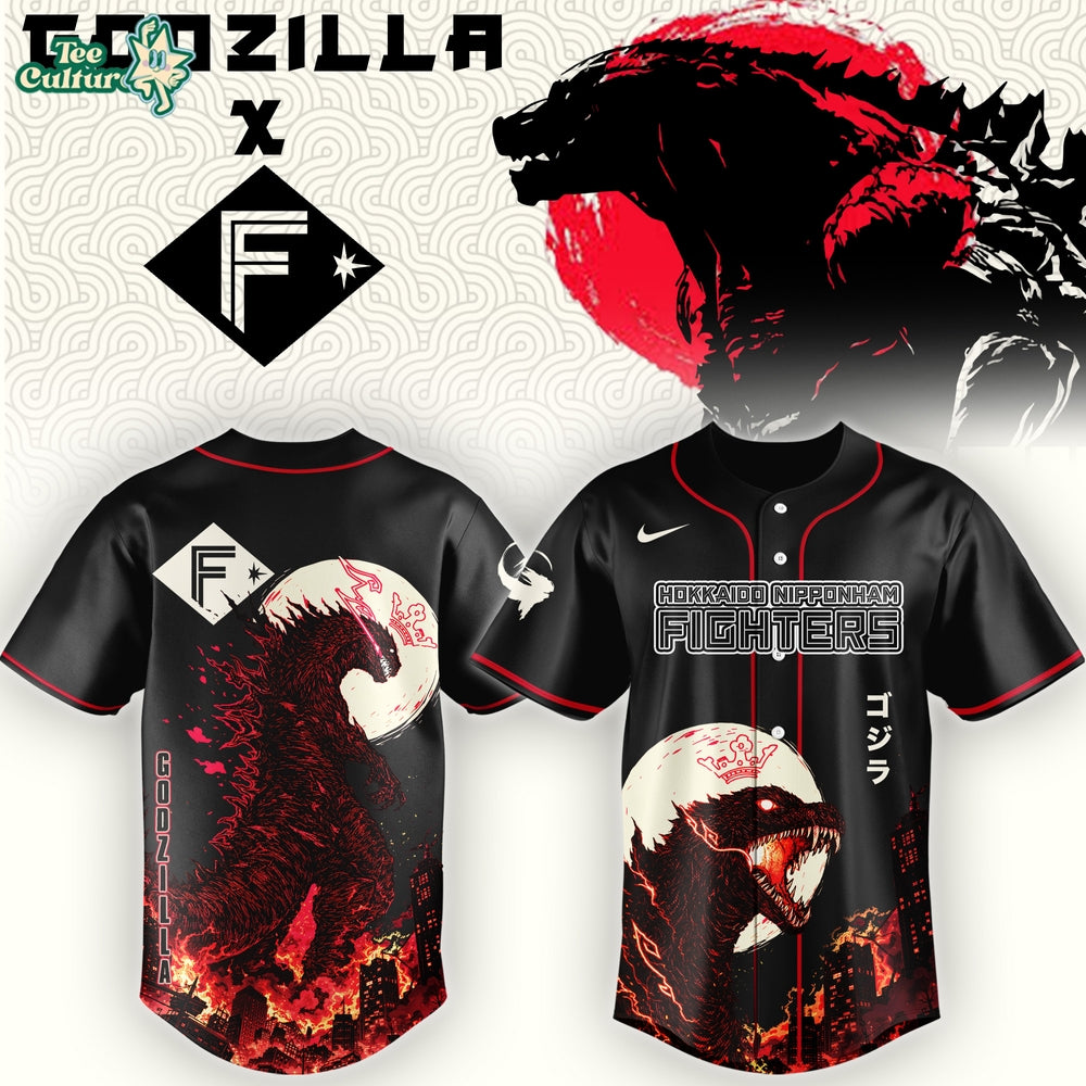 Fukuoka SoftBank Hawks Special Godzilla Minus Zero Limited Edition Jersey