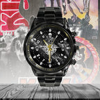 KISS Black Stainless Steel Watch - GNE 2130