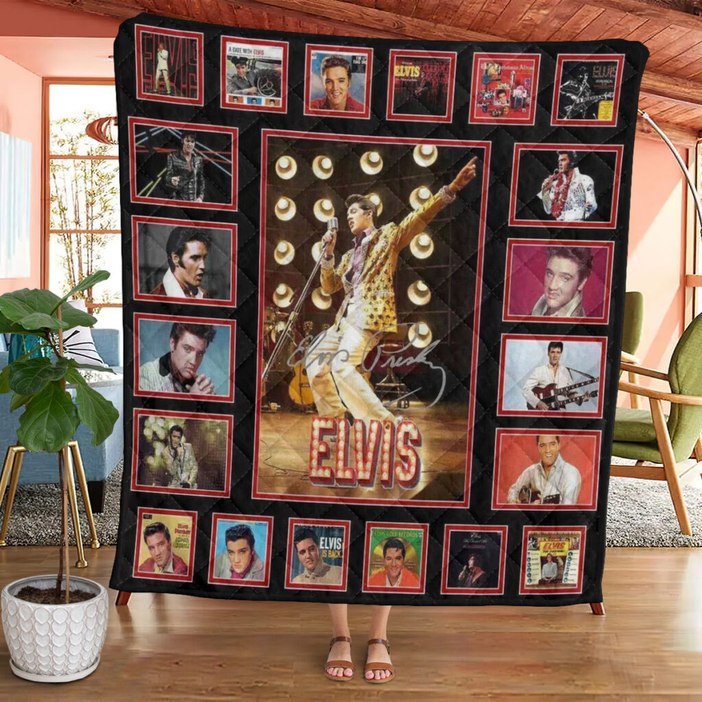 Elvis Presley Quilt Blanket - GNE 2230