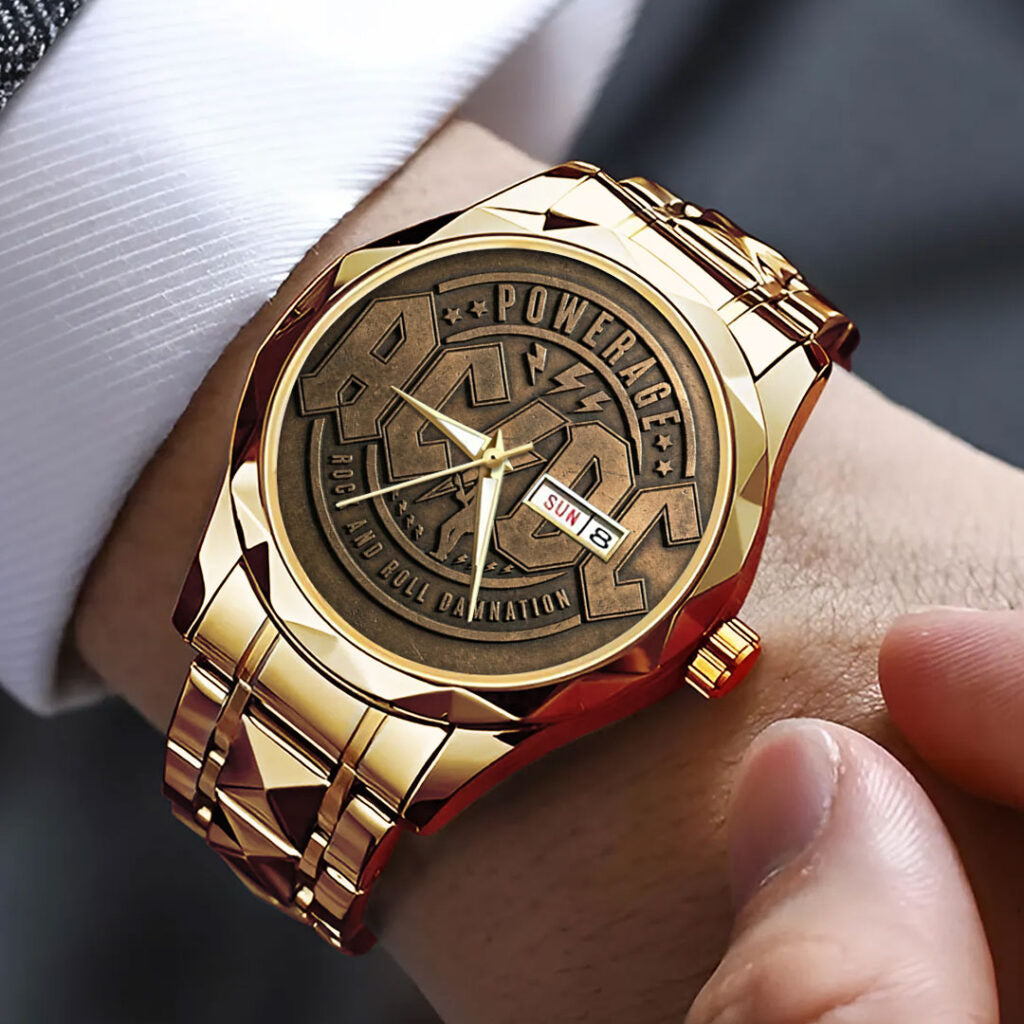 AC/DC Alloy Luxury Quartz Watch - GNE5042