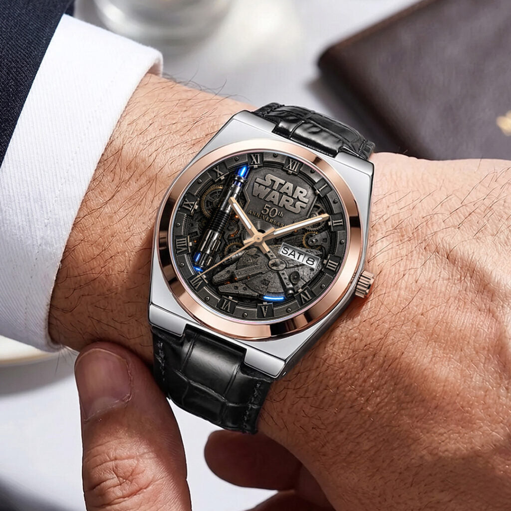 Star Wars Leather Alloy Watch - GNE7542
