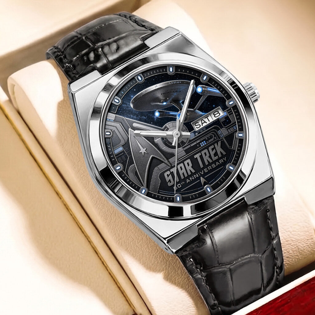 Star Trek Leather Alloy Watch - GNE7543