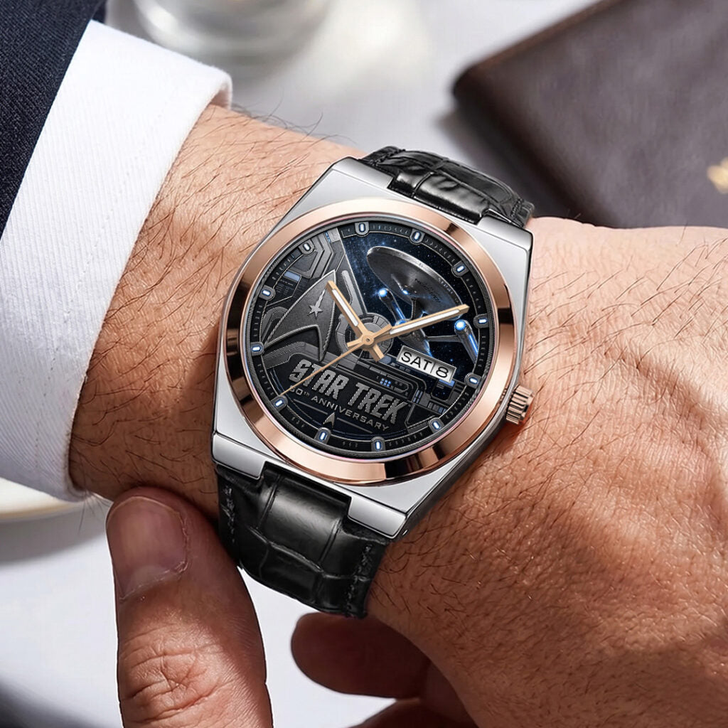 Star Trek Leather Alloy Watch - GNE7543