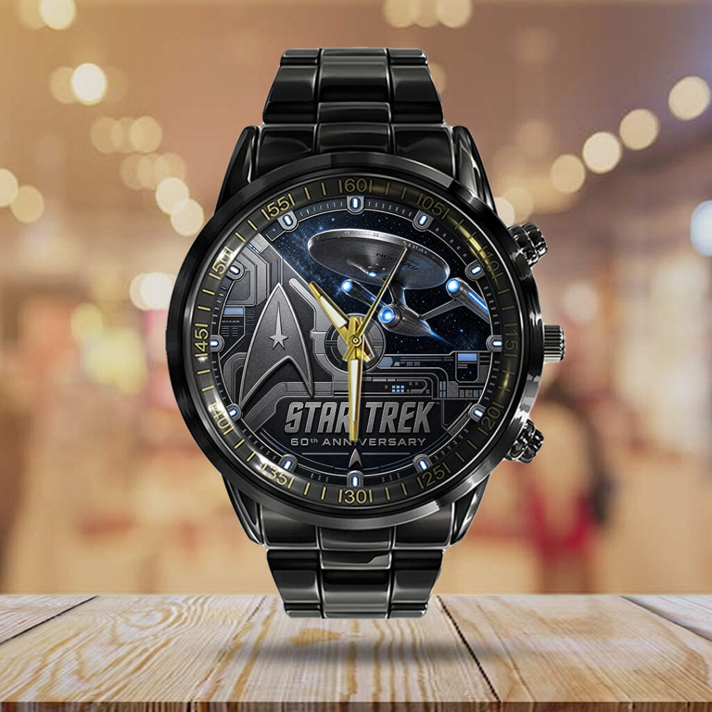 Star Trek Black Stainless Steel Watch - GNE7742