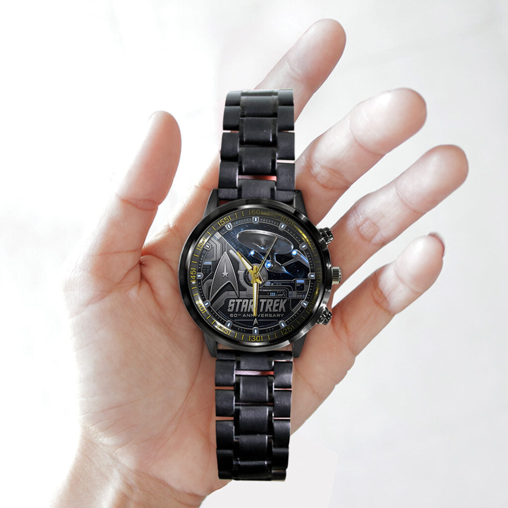 Star Trek Black Stainless Steel Watch - GNE7742