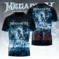 Megadeth 2027 European Tour 3D Apparel – GNE8032