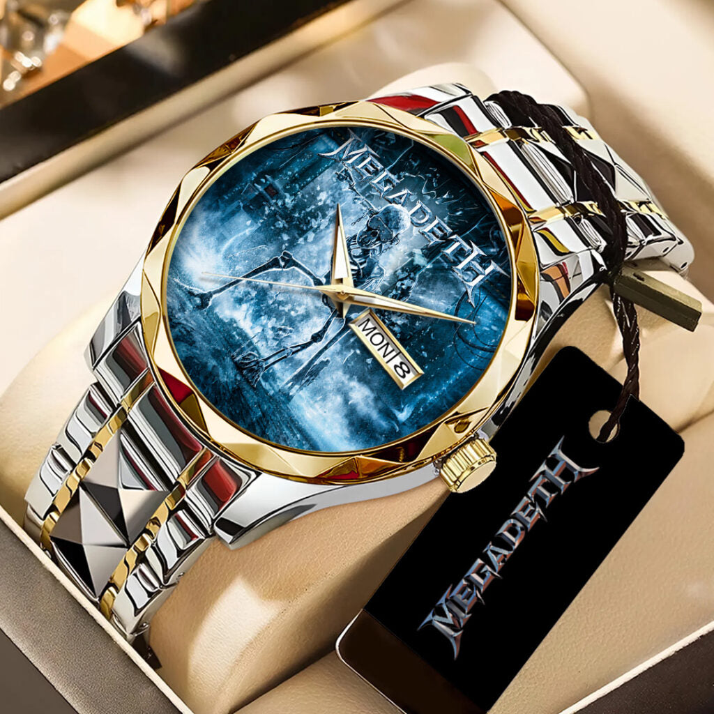 Megadeth Alloy Luxury Quartz Watch - GNE8037