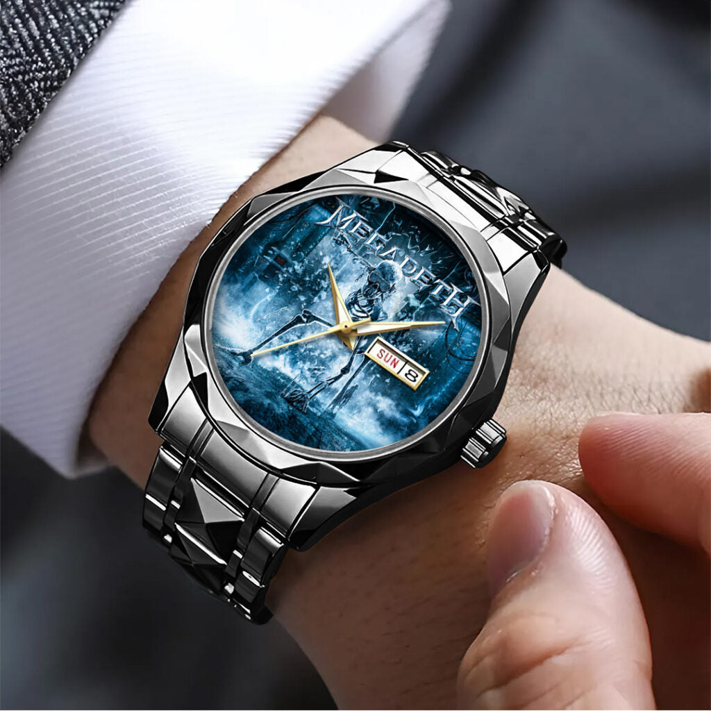 Megadeth Alloy Luxury Quartz Watch - GNE8037