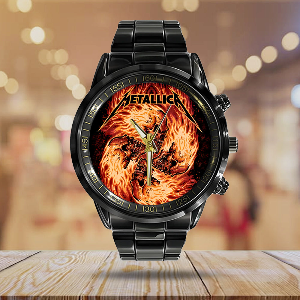 Metallica Black Stainless Steel Watch - GNE NEW133