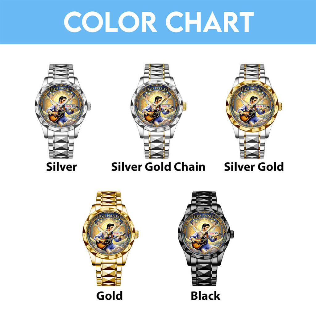 Elvis Presley Alloy Luxury Quartz Watch - GNENEW823
