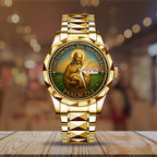 God Is Good Alloy Luxury Quartz Watch - TMTHU 294