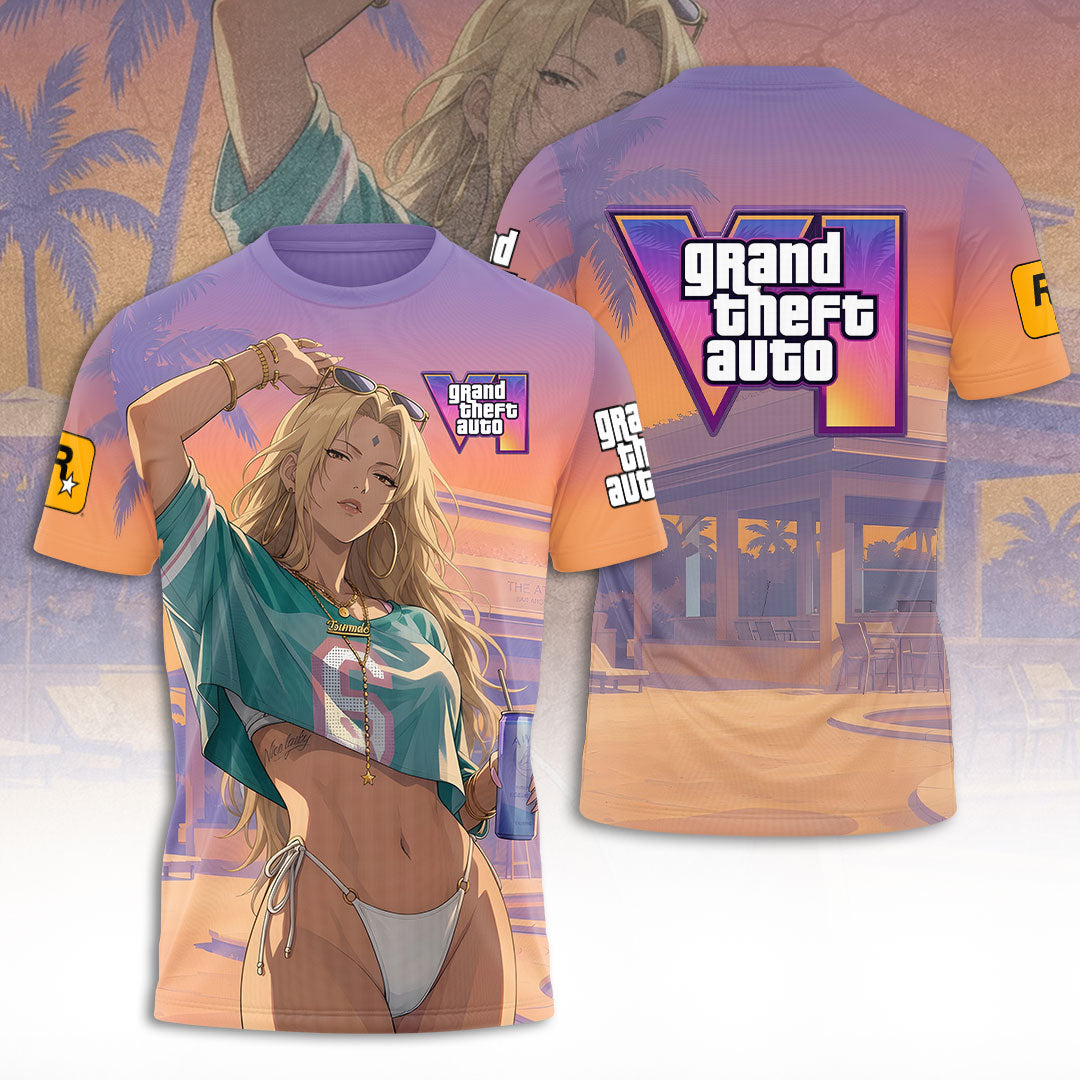 Grand Theft Auto VI x Tsunade 3D Apparel – TANTN24205
