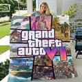 Grand Theft Auto VI Quilt Blanket - TANTN24031