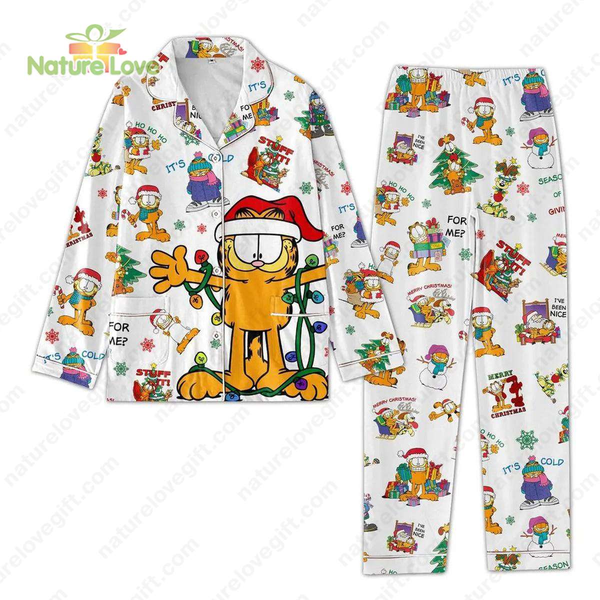 Garfield Christmas Special​ Santa Ho Ho Ho Garfield Pajamas