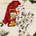 Garfield Christmas White and Red Christmas Pajamas Set