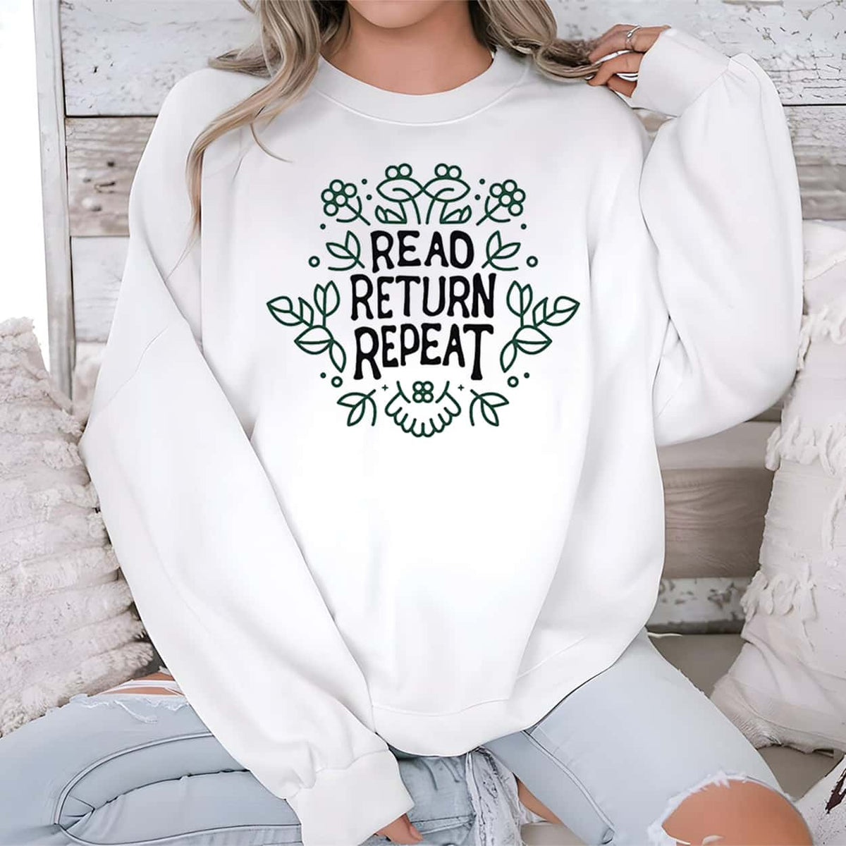 Gen V Marie Moreau Read Return Repeat Sweatshirt