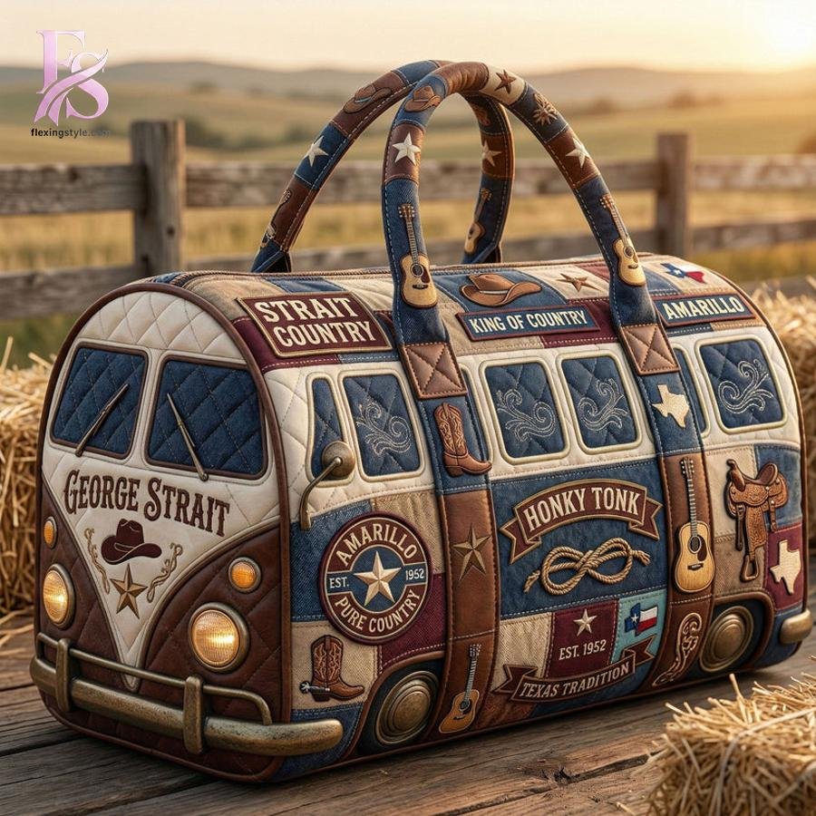 George Strait Country Quilted Duffle Bag