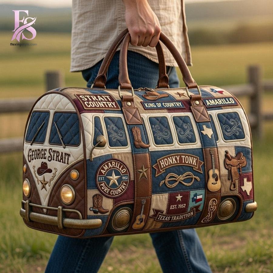 George Strait Country Quilted Duffle Bag
