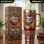 Georgia Bulldogs YETI Tumbler with Handle