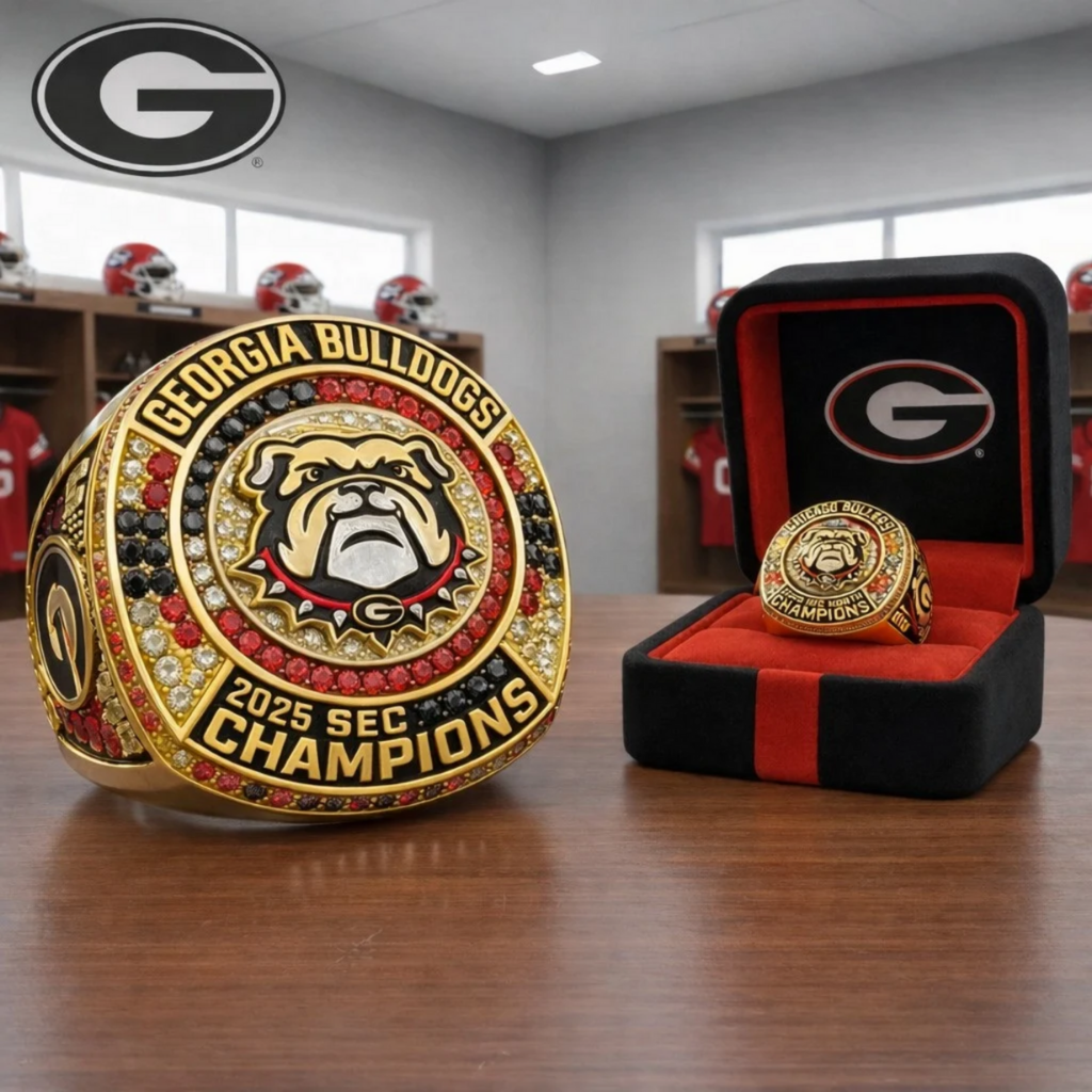 HOT Georgia Bulldogs SEC Championship 3D Ring