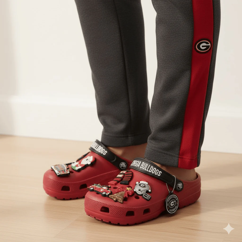 Georgia Bulldogs Croc Charms