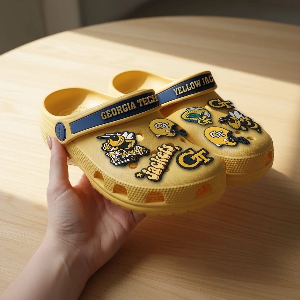 Georgia Tech Crocband Charms Crocs 2026
