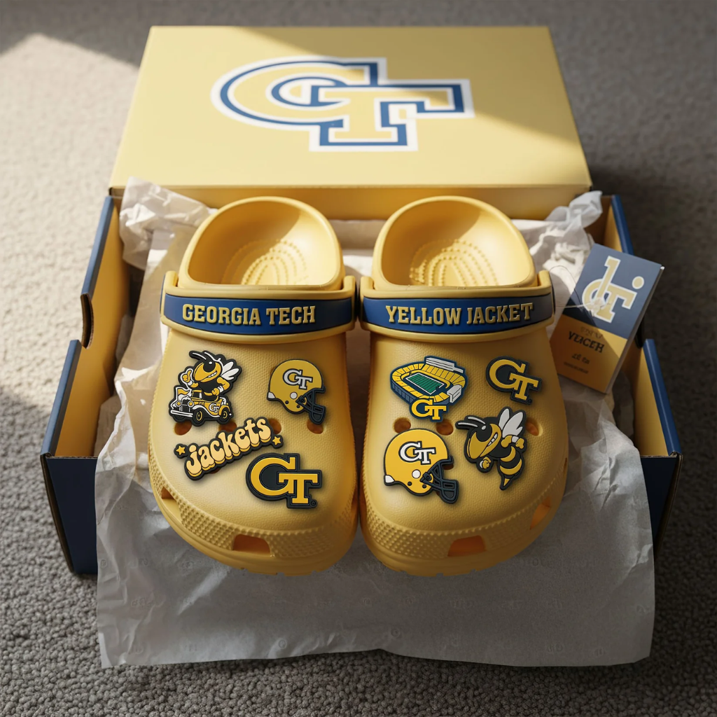 Georgia Tech Crocband Charms Crocs 2026