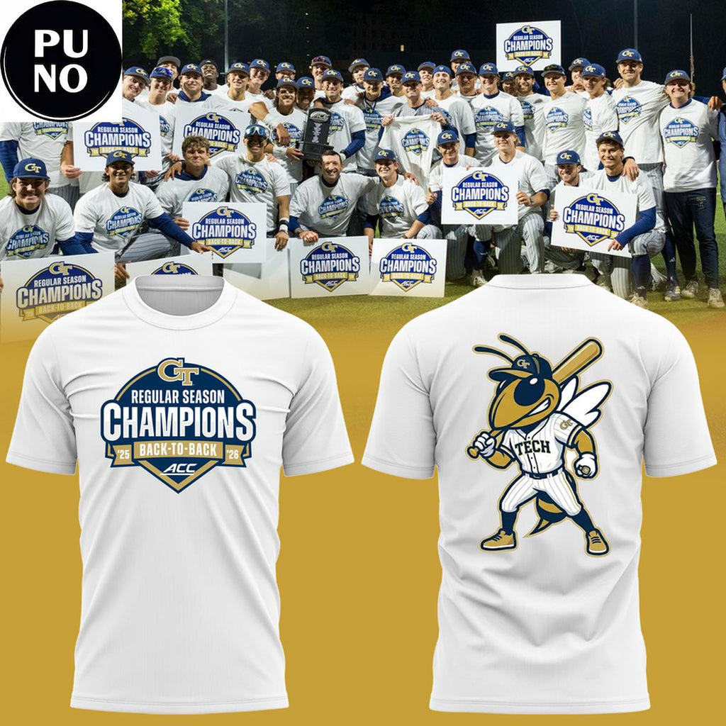Georgia Tech Yellow Jackets ACC Champions 2026 T-Shirt