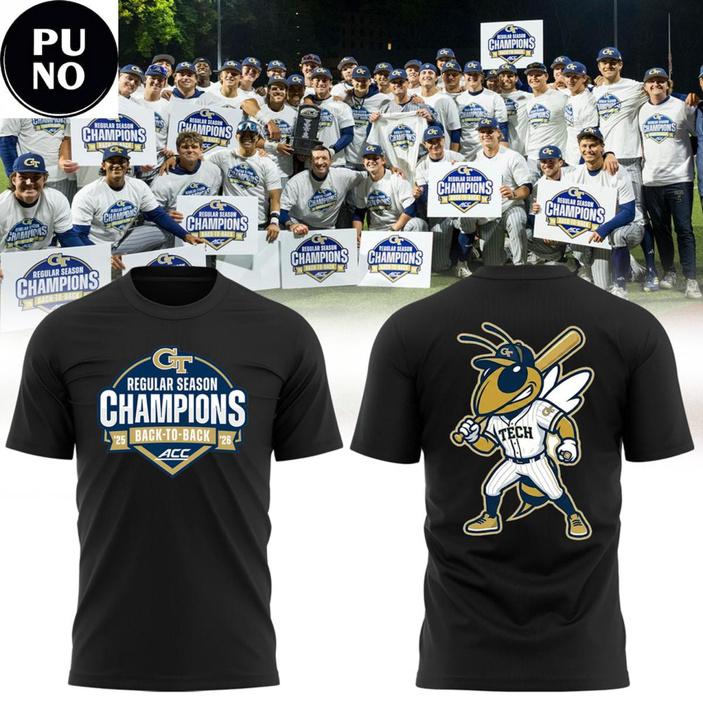 Georgia Tech Yellow Jackets ACC Champions 2026 T-Shirt