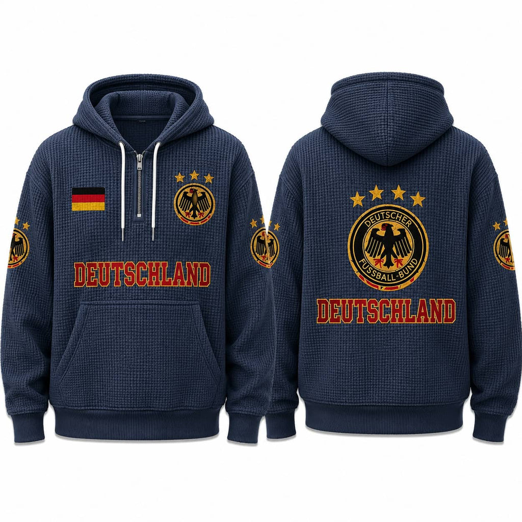 Germany World Cup 2026 Waffle Quarter Zip Hoodie