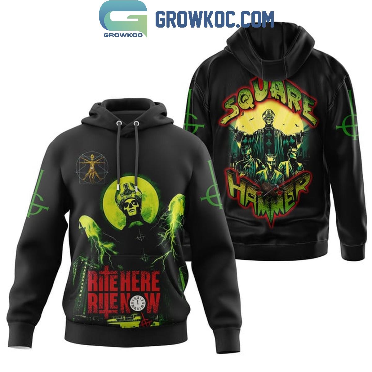 Ghost Square Hammer Rite Here Rite Now Hoodie Shirt
