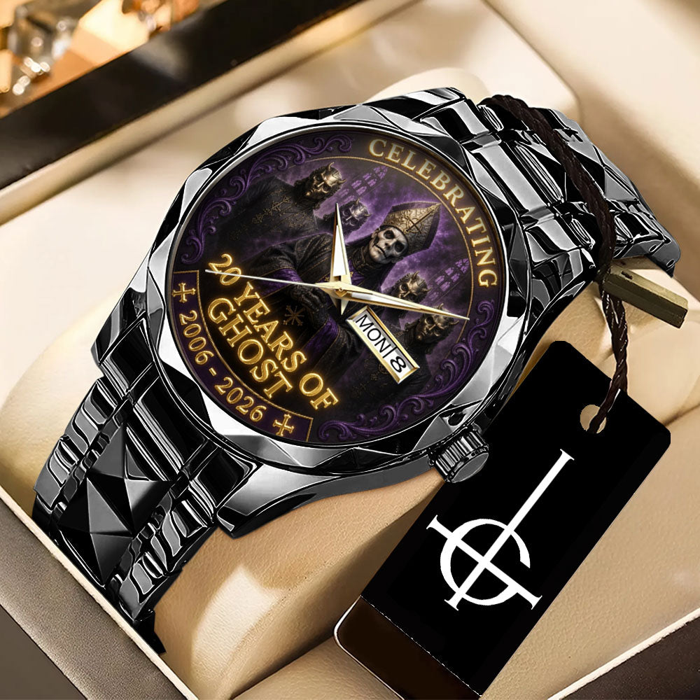 Ghost Band 20th Anniversary Alloy Luxury Quartz Watch - TANTN24528