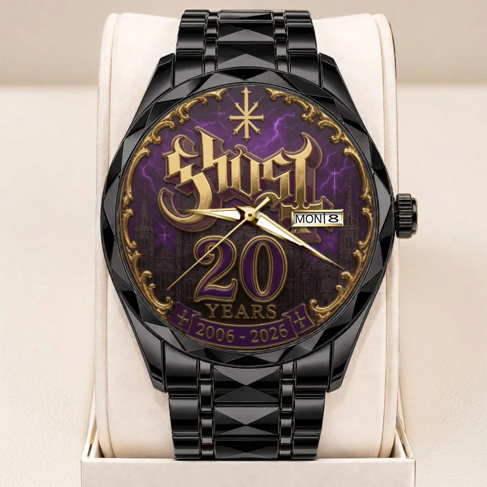 Ghost Band 20th Anniversary Alloy Luxury Quartz Watch - TANTN24529