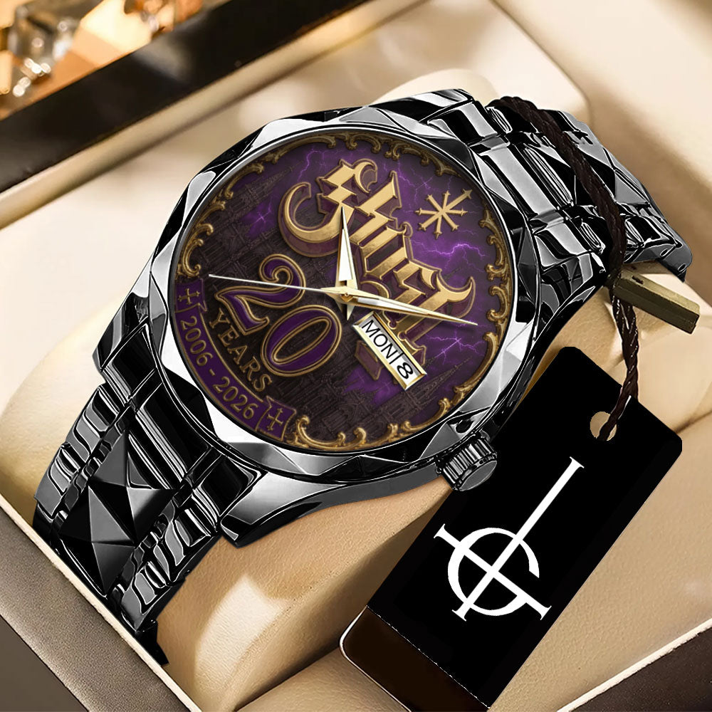 Ghost Band 20th Anniversary Alloy Luxury Quartz Watch - TANTN24529