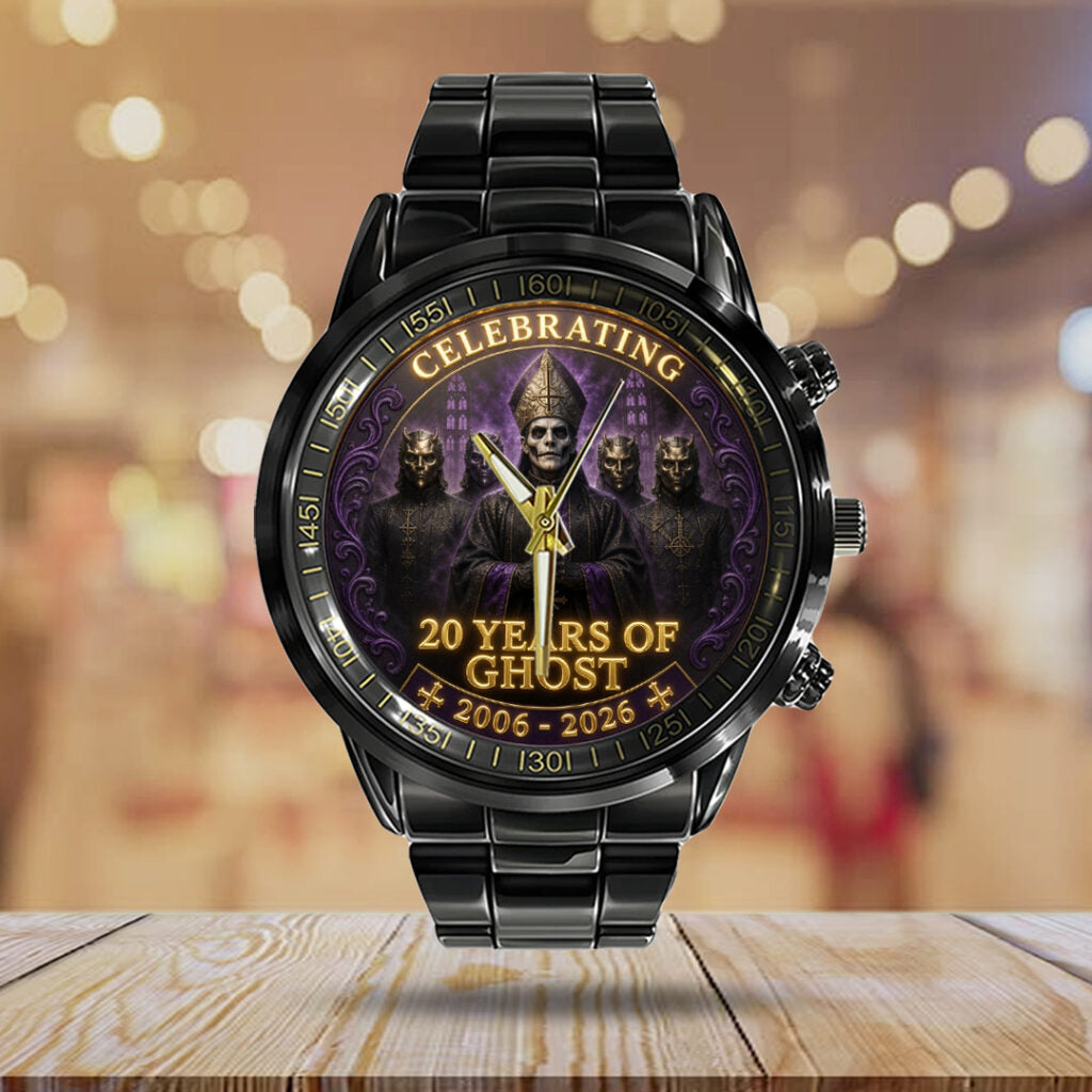 Ghost Band 20th Anniversary Black Stainless Steel Watch - TANTN24530