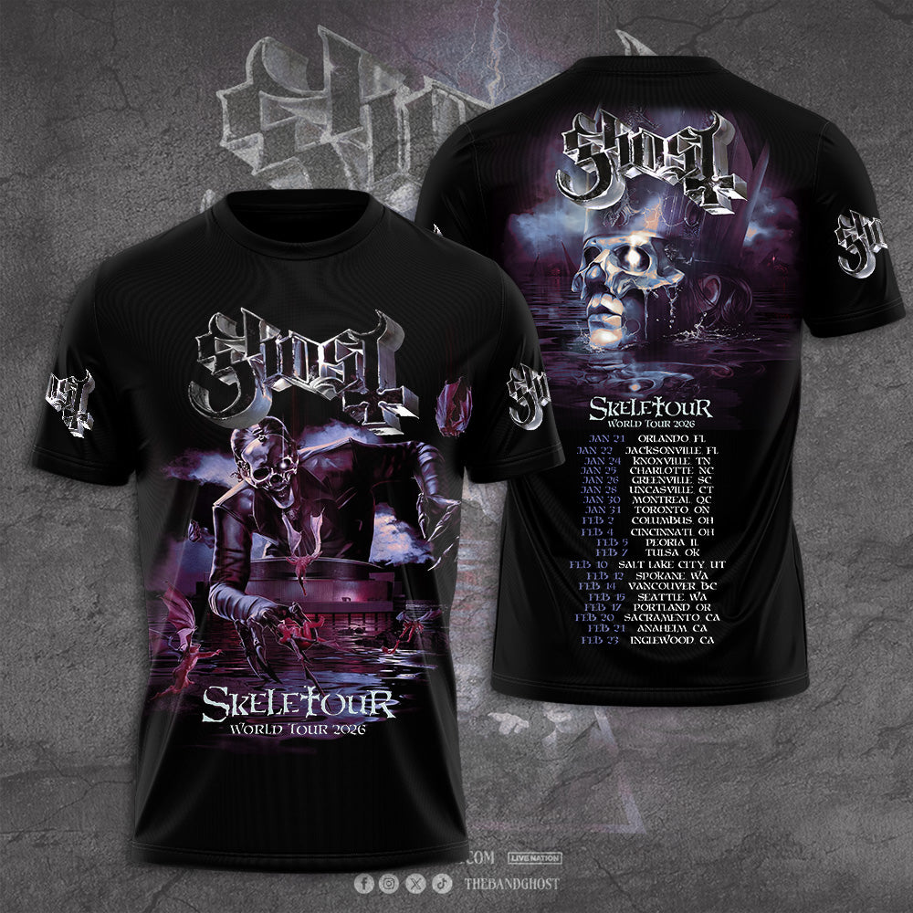 Ghost Band Tour 2026 3D Apparel – TANTN17916