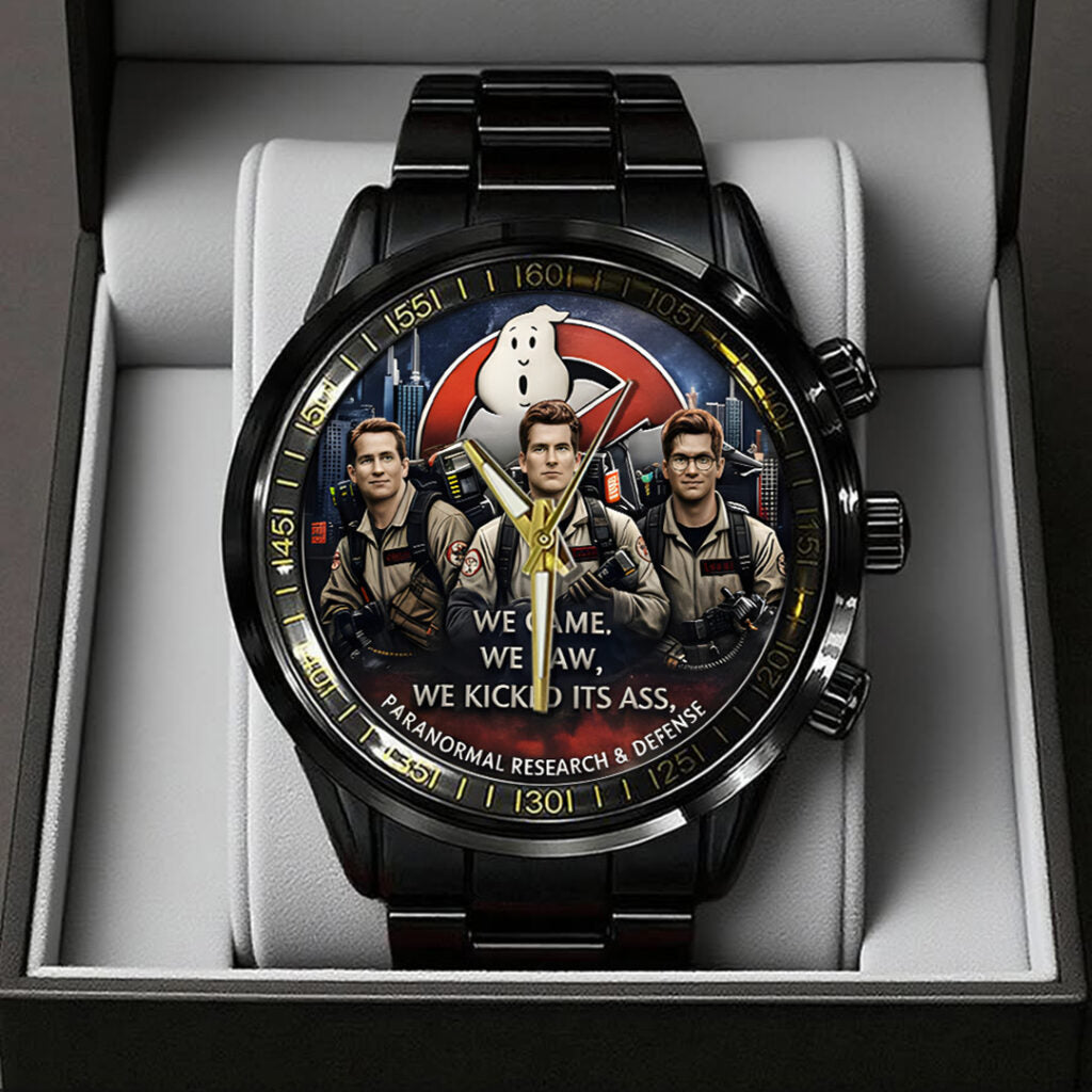 Ghostbusters Black Stainless Steel Watch - TANTN19974
